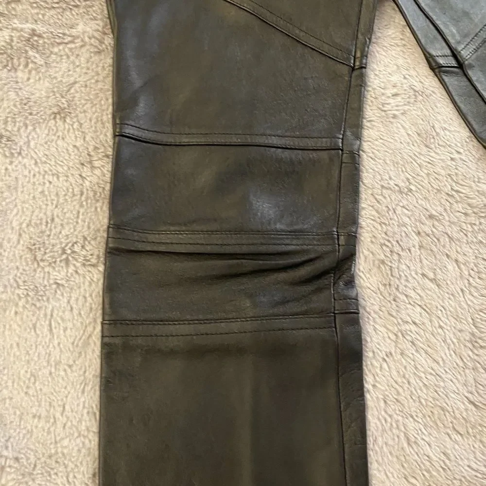 Saint Laurent Paris genuine leather pants, size 38(4)